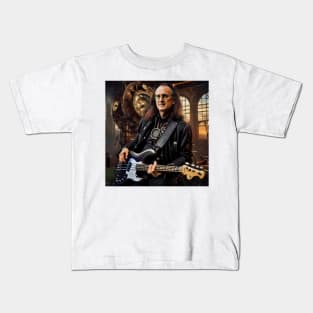 Geddy Lee Rush Time Stand Still Steampunk Kids T-Shirt